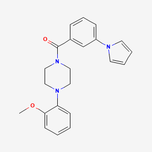 1-(2-methoxyphenyl)-4-[3-(1H-pyrrol-1-yl)benzoyl]piperazine