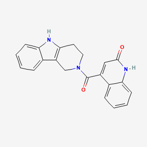 4-(1,3,4,5-tetrahydro-2H-pyrido[4,3-b]indol-2-ylcarbonyl)quinolin-2(1H)-one