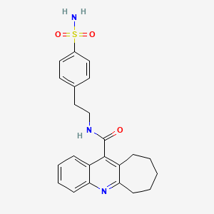 N-[4-(aminosulfonyl)phenethyl]-7,8,9,10-tetrahydro-6H-cyclohepta[b]quinoline-11-carboxamide