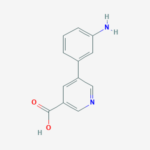 B111547 5-(3-Aminophenyl)nicotinic acid CAS No. 1261995-87-2