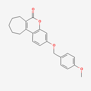 3-[(4-methoxybenzyl)oxy]-8,9,10,11-tetrahydrocyclohepta[c]chromen-6(7H)-one