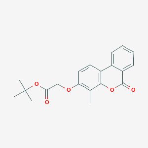 molecular formula C20H20O5 B11154823 tert-butyl [(4-methyl-6-oxo-6H-benzo[c]chromen-3-yl)oxy]acetate 