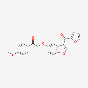 2-{[3-(Furan-2-ylcarbonyl)-1-benzofuran-5-yl]oxy}-1-(4-methoxyphenyl)ethanone