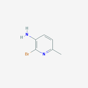 molecular formula C6H7BrN2 B111551 2-溴-6-甲基吡啶-3-胺 CAS No. 126325-53-9