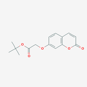 molecular formula C15H16O5 B11155146 tert-butyl 2-[(2-oxo-2H-chromen-7-yl)oxy]acetate 