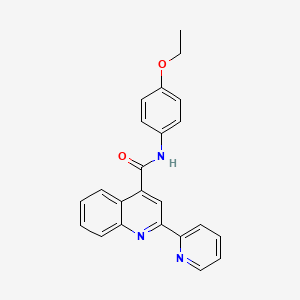 N-(4-ethoxyphenyl)-2-(2-pyridyl)-4-quinolinecarboxamide