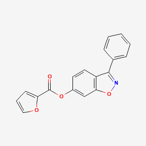 3-Phenyl-1,2-benzisoxazol-6-yl 2-furoate