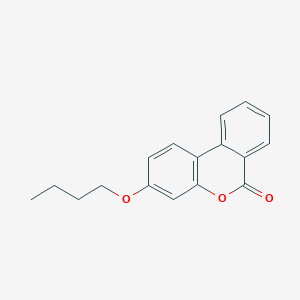 molecular formula C17H16O3 B11155264 3-butoxy-6H-benzo[c]chromen-6-one 