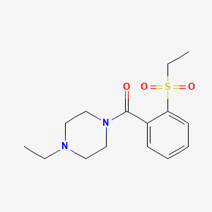 (4-Ethylpiperazin-1-yl)[2-(ethylsulfonyl)phenyl]methanone