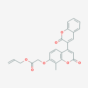 prop-2-en-1-yl [(8'-methyl-2,2'-dioxo-2H,2'H-3,4'-bichromen-7'-yl)oxy]acetate