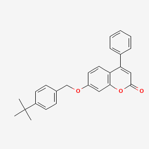 7-[(4-tert-butylphenyl)methoxy]-4-phenyl-2H-chromen-2-one