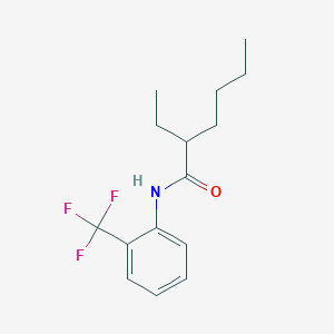 molecular formula C15H20F3NO B11155424 2-ethyl-N-[2-(trifluoromethyl)phenyl]hexanamide 