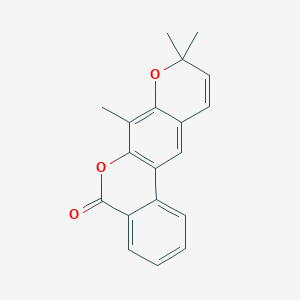 molecular formula C19H16O3 B11155450 7,9,9-Trimethylbenzo[c]pyrano[3,2-g]chromen-5-one 