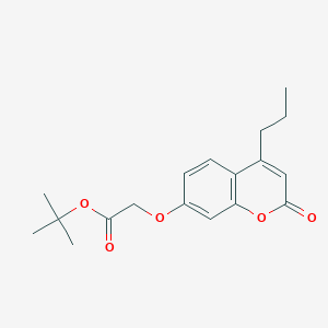 tert-butyl 2-[(2-oxo-4-propyl-2H-chromen-7-yl)oxy]acetate