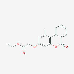 ethyl [(1-methyl-6-oxo-6H-benzo[c]chromen-3-yl)oxy]acetate