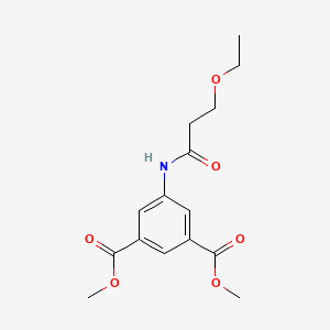 Dimethyl 5-[(3-ethoxypropanoyl)amino]benzene-1,3-dicarboxylate