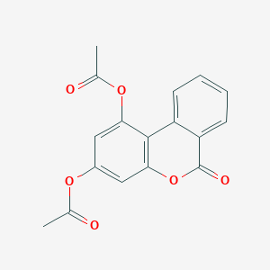 1-(acetyloxy)-6-oxo-6H-benzo[c]chromen-3-yl acetate