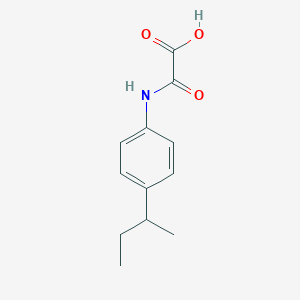 {[4-(Butan-2-yl)phenyl]amino}(oxo)acetic acid