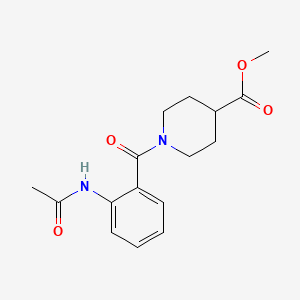 Methyl 1-(2-acetamidobenzoyl)piperidine-4-carboxylate