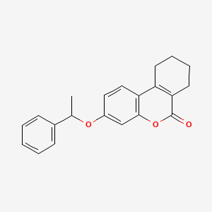 3-(1-Phenylethoxy)-7,8,9,10-tetrahydro-6H-benzo(C)chromen-6-one