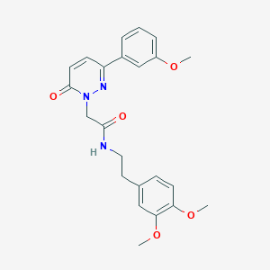 N-[2-(3,4-dimethoxyphenyl)ethyl]-2-[3-(3-methoxyphenyl)-6-oxo-1(6H)-pyridazinyl]acetamide