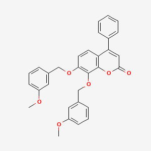 7,8-bis[(3-methoxybenzyl)oxy]-4-phenyl-2H-chromen-2-one