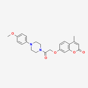 7-{2-[4-(4-methoxyphenyl)piperazin-1-yl]-2-oxoethoxy}-4-methyl-2H-chromen-2-one