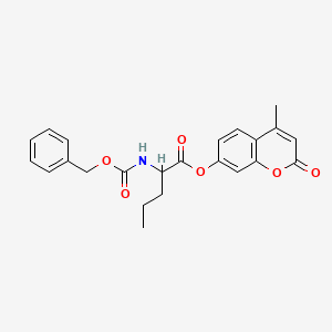 4-methyl-2-oxo-2H-chromen-7-yl N-[(benzyloxy)carbonyl]norvalinate