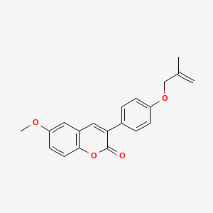 6-methoxy-3-{4-[(2-methylallyl)oxy]phenyl}-2H-chromen-2-one