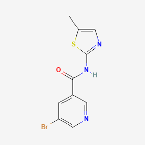 5-bromo-N-(5-methyl-1,3-thiazol-2-yl)pyridine-3-carboxamide