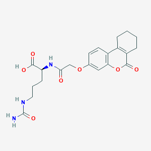 N-[2-[(7,8,9,10-tetrahydro-6-oxo-6h-dibenzo[b,d]pyran-3-yl)oxy]acetyl]citrulline