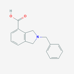 molecular formula C16H15NO2 B111566 2-Benzylisoindoline-4-carboxylic acid CAS No. 127169-17-9