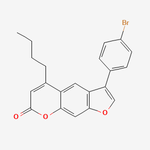 3-(4-bromophenyl)-5-butyl-7H-furo[3,2-g]chromen-7-one