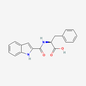 molecular formula C18H16N2O3 B11156728 N-(1H-indol-2-ylcarbonyl)-L-phenylalanine 