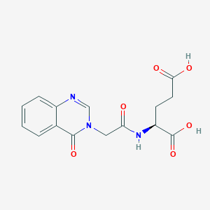 N-[(4-oxoquinazolin-3(4H)-yl)acetyl]-L-glutamic acid