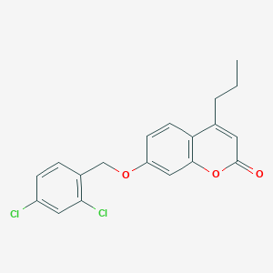 7-[(2,4-dichlorobenzyl)oxy]-4-propyl-2H-chromen-2-one