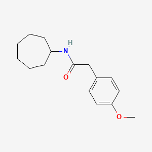 N-cycloheptyl-2-(4-methoxyphenyl)acetamide