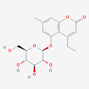 4-ethyl-7-methyl-2-oxo-2H-chromen-5-yl beta-D-glucopyranoside