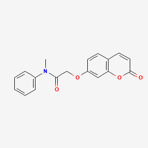 N-methyl-2-[(2-oxo-2H-chromen-7-yl)oxy]-N-phenylacetamide