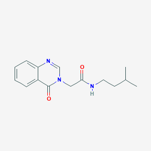 N-isopentyl-2-[4-oxo-3(4H)-quinazolinyl]acetamide