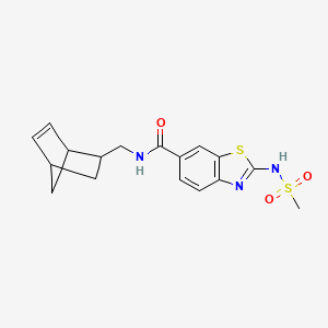 N-(bicyclo[2.2.1]hept-5-en-2-ylmethyl)-2-[(methylsulfonyl)amino]-1,3-benzothiazole-6-carboxamide