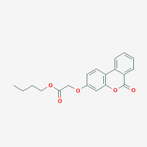 molecular formula C19H18O5 B11157387 butyl [(6-oxo-6H-benzo[c]chromen-3-yl)oxy]acetate 