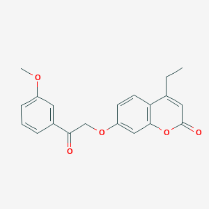 4-ethyl-7-[2-(3-methoxyphenyl)-2-oxoethoxy]-2H-chromen-2-one