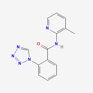 N-(3-methylpyridin-2-yl)-2-(1H-tetrazol-1-yl)benzamide