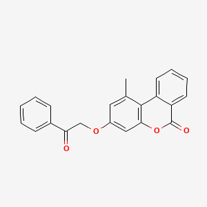 1-methyl-3-(2-oxo-2-phenylethoxy)-6H-benzo[c]chromen-6-one