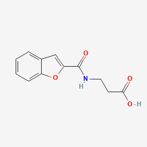 molecular formula C12H11NO4 B11158019 N-(1-benzofuran-2-ylcarbonyl)-beta-alanine 