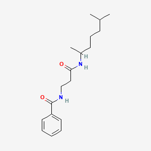 N-{3-[(6-methylheptan-2-yl)amino]-3-oxopropyl}benzamide