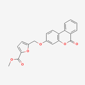 methyl 5-{[(6-oxo-6H-benzo[c]chromen-3-yl)oxy]methyl}-2-furoate