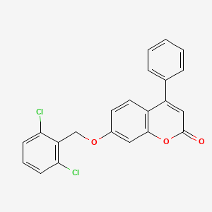 7-[(2,6-dichlorobenzyl)oxy]-4-phenyl-2H-chromen-2-one