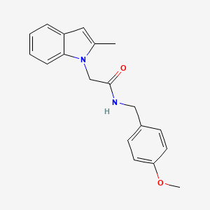 N-(4-methoxybenzyl)-2-(2-methyl-1H-indol-1-yl)acetamide